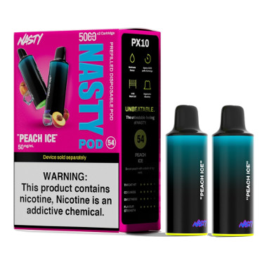 NASTY DISPOSABLE PODS APP.5000 PUFFS (2 PODS PER BOX) - Image 2
